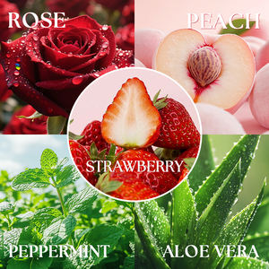 <span class=keywords><strong>Gel</strong></span> lavant <span class=keywords><strong>intime</strong></span> doux et apaisant au pH équilibré, à l'eau de rose naturelle, à la pêche et à l'aloe vera, idéal pour les voyages - Product Image 3