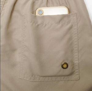 กางเกงขาสั้นชายหาดพิมพ์โลโก้ตามสั่ง กางเกงว่ายน้ำชาย กางเกงวิ่ง กางเกงกีฬาขาสั้นผู้ชาย สีพื้นเรียบ กางเกงเซิร์ฟบอร์ด - Product Image 5