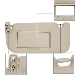แผ่นบังแดดรถยนต์ Miyou รุ่น 85202-1F090LX สีเบจ สำหรับ Kia Sportage ติดตั้งภายในหลังคา - Product Image 2