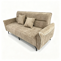 Canapé-lit convertible de luxe haute qualité 3-en-1, gain de place, design élégant, conversion facile, taupe, mobilier commercial et domestique