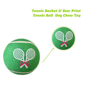 Jouet <span class=keywords><strong>pour</strong></span> <span class=keywords><strong>chien</strong></span> en forme de balle de tennis qui couine, durable, logo personnalisé, balles <span class=keywords><strong>d</strong></span>'entraînement <span class=keywords><strong>pour</strong></span> animaux de compagnie <span class=keywords><strong>pour</strong></span> les <span class=keywords><strong>jeux</strong></span> de récupération et la pratique de l'<span class=keywords><strong>obéissance</strong></span> - Product Image 3
