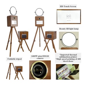 Cabina Fotografica Vintage Retrò in Legno JLJ per Matrimoni e Feste con Molteplici <span class=keywords><strong>Layout</strong></span> di Pagine a Scelta - Product Image 2