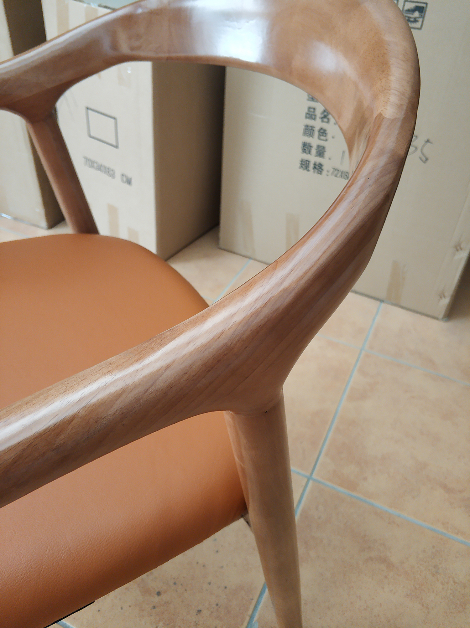 dining chairs wood oak modern