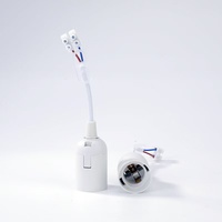 Douilles de lampe E27 modernes en plastique, support de suspension rétro personnalisé pour restaurant, douille à vis AC 110V/220V, garantie 2 ans, direct usine