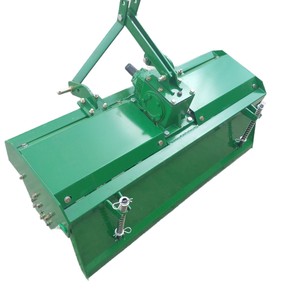 Farm <b>Cultivator</b> Rotary Tiller Green With Gearbox High Productivity For Agricultural Land Preparation - Product Image 5