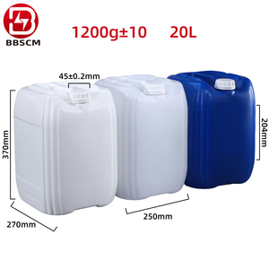 Bidon carré Fleid en HDPE de 5 kg à 30 kg pour produits chimiques liquides et essence, avec couvercle à vis, antivol et antirouille, durable - Product Image 5
