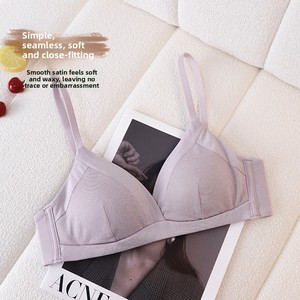 Soutiens-gorge en <span class=keywords><strong>coton</strong></span> sans armatures, respirants, doux et sans coutures pour femmes – Vente en gros - Product Image 3