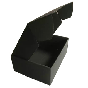Rigid shipping box Custom Logo Printing Folding Flat Corrugated Packaging carton Shipping / Mailer / Post Box