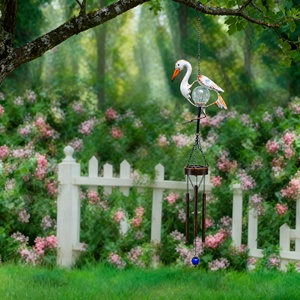 Luce Decorativa a LED Solare a Forma di Uccello e Farfalla per Recinzioni da Giardino con Design Artistico Animale - Product Image 1