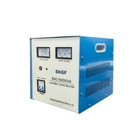 Stabilisateur de tension monophasé SVC à affichage numérique SHGF AC Copper Servo Motor 5000VA 50/60Hz AVR pour usage domestique