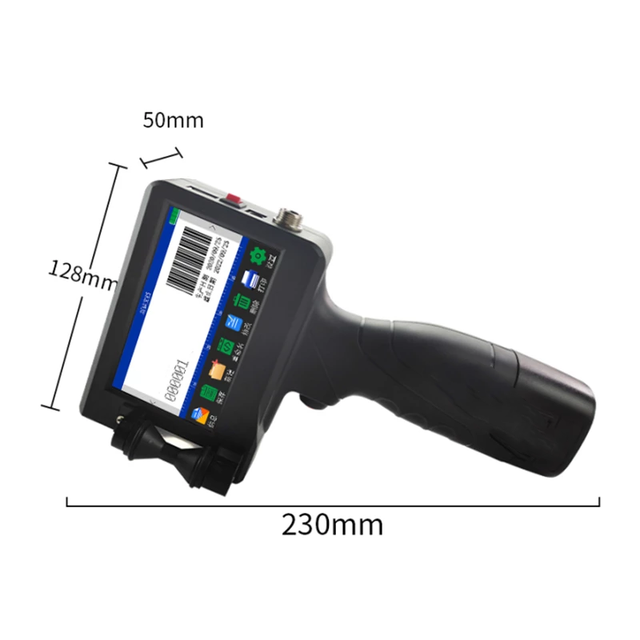 2023 Maxwave Code Batch Number Date Sign Expiration Date Label Portable Handheld Inkjet Handheld Thermal Inkjet Printer
