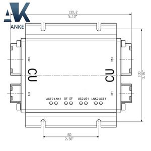 2581810000 IE-CDR-V14MRJ/VAPM-C Weidmuller, répéteur cuivre PROFINET, FreeCon, IP65 - Product Image 2