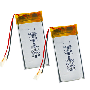 Custom 502040 <span class=keywords><strong>400mah</strong></span> 600mah 3.7v Lithium Polymer <span class=keywords><strong>Battery</strong></span> Lithium <span class=keywords><strong>Ion</strong></span> Cells Rechargeable Batteries Lipo Batteries - Product Image 1