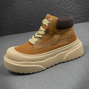 <span class=keywords><strong>Botas</strong></span> de Trabajo para Hombre, de Media Caña, para Invierno, con Suela Gruesa, Antideslizantes, Transpirables, con Diseño a Cuadros, para Motocicleta - Product Image 5