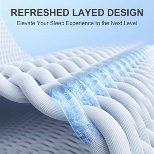 Surmatelas Queen Microfibre Pillow Top Matelas Extra Épais 8-21 ''Deep Snow Down Alternative Overfilled Plush - Product Image 6