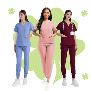 Uniformes Médicos de Alta Calidad en Tela Transpirable, Uniformes de Enfermera Cherokee para Mujer, Conjuntos de Uniformes de Hospital, Gran Oferta 2024 - Product Image 1