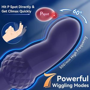 Masajeador de Próstata con Control Remoto Vibrador Anal Masculino con Empuje Vibratorio de 7 Modos Anillo para Pene y Plug Anal Juguete Sexual para Hombres y Mujeres - Product Image 4