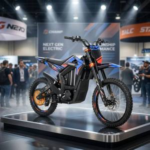 Moto électrique tout-terrain 12000W PMSM à transmission intermédiaire, 72V, 100 km/h, autonomie de 135 km, homologuée BERS CE DOT EEC COC - Product Image 3