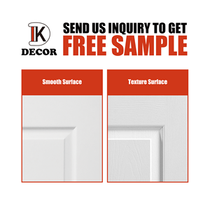 Puertas interiores de Color blanco con núcleo hueco precolgado de 30*80 pulgadas de madera de China para apratment - Product Image 3