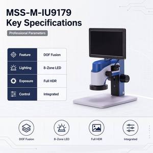 กล้องดิจิตอลระดับมืออาชีพ 8 โซน LED HDR DOF Synthesis สำหรับการวิเคราะห์โลหะที่แม่นยำ MSS-M-IU9179 MSS-M-IU9179 ระบบจัดเก็บข้อมูลบนเครือข่าย S - Product Image 1