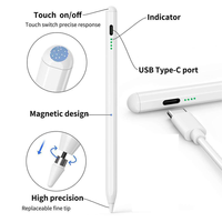 Stylet magnétique universel en métal pour Android, iOS, Windows, crayon tactile pour iPad Pro Mini, Lenovo, Samsung, téléphone, tablette