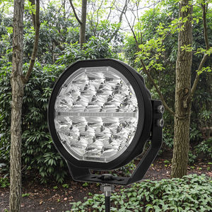 ענבר/לבן התקנה קלה, drl 7 ''הוביל אור נהיגה 120w 12v 24 נ ספוט קרן הוביל ערפל/אורות נהיגה למשאיות/יערנות/ - Product Image 2