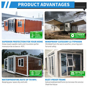 Doppelflügel-Containerhaus Faltbares Erweiterbares Containerhaus Flexibles und Erweiterbares Container Tragbares Modulares Mobilhaus - Product Image 5