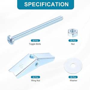 Heetverkopende vlinderankers met vleugelmoeren, holle gipsplaatankers - Product Image 2