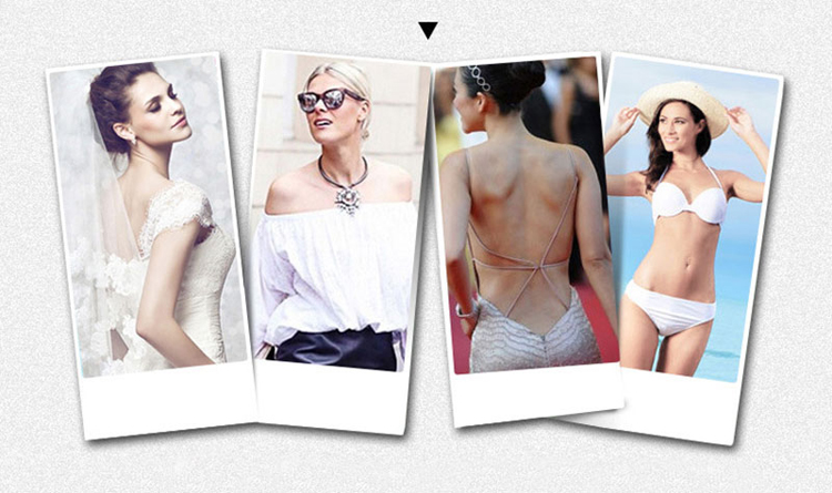 Magic Wing Strapless Bra Silicone Push Up Strapless Backless Self-adhesive Sticky Invisible Bra