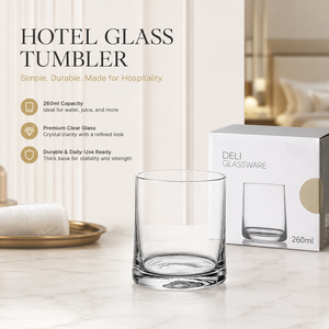 Bicchiere Premium per Hotel, Tazza per Tè, Bicchiere in Vetro, Tumbler Diritto per <span class=keywords><strong>Acqua</strong></span> Calda, <span class=keywords><strong>Acqua</strong></span> al <span class=keywords><strong>Limone</strong></span> <span class=keywords><strong>e</strong></span> Uso Quotidiano - Product Image 5