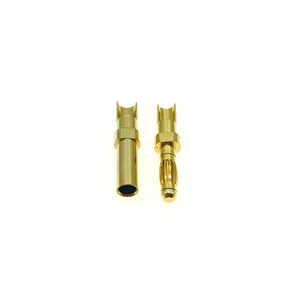 Drum Spring Male And Female <b>Pins</b> 10 Mm Gold Plated High Current Connectors For Ac Dc Applications - Product Image 3