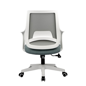 Fauteuil de bureau ergonomique pivotant moderne à dossier moyen en maille, avec cadre en aluminium plus épais et durable, réglable en hauteur (3-5 positions) - Product Image 5
