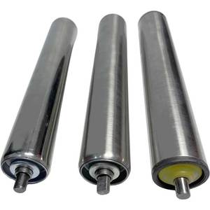 Đường kính 25 38 40 50 60 76 89 Con lăn băng tải thép không gỉ mạ kẽm băng tải con lăn chuỗi băng tải con lăn - Product Image 3