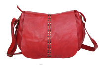 Tas Selempang Kulit Asli Wanita Terbaru Kapasitas Besar Kulit Sapi Full Grain Logo Custom Grosir