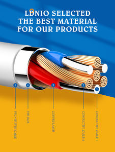 LDNIO LS571 <span class=keywords><strong>más</strong></span> <span class=keywords><strong>barato</strong></span> V8 tipo C carga 1m 2M 2.4A Cable DE DATOS USB de carga rápida Cable de teléfono móvil - Product Image 5