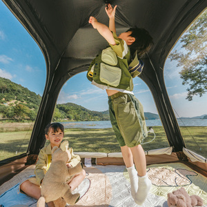 เต็นท์ Naturehike <span class=keywords><strong>Ango</strong></span> กันน้ำ สำหรับ 3-4 คน เต็นท์ป๊อปอัพอัตโนมัติสำหรับตั้งแคมป์กลางแจ้ง - Product Image 4