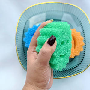Vendita calda 3 in 1 confezione di Esponjas piatto Scrub Scrub papà Scrub mamma spugne piatto Scrubber - Product Image 3