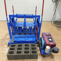 Fabricant de briques mobile à moteur diesel de type 3-45 - Portable et efficace pour la production de blocs de béton