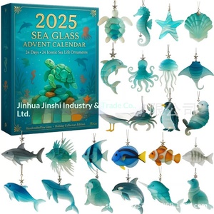 Calendario de Adviento de cristal de Navidad del <span class=keywords><strong>100</strong></span> <span class=keywords><strong>aniversario</strong></span> de los New York Giants, caja sorpresa de productos terminados para jóvenes, edición transfronteriza - Product Image 2