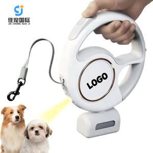 3-in-1 <b>Retractable</b> <b>Dog</b> <b>Leash</b> with LED Flashlight,Heavy Duty Pet Walking <b>Leash</b> Maximum Pull Force 80 kg - Product Image 1