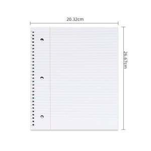 สมุดโน้ตสันห่วงสีดำ ไมเว่ย ขนาด B5 แบบเส้นบรรทัด 80 หน้า สำหรับนักเรียน - Product Image 3
