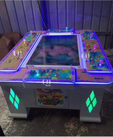 Machine de jeu de tir au poisson vidéo QIQU à fort profit, 55 pouces, borne de jeu interactive à pièces, 8 joueurs