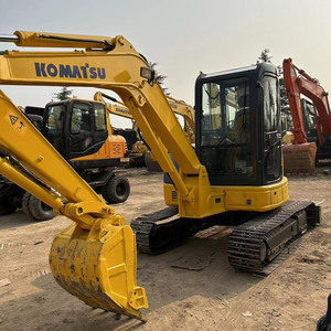 Retroexcavadora Pequeña Usada de 5.5 Toneladas, Excavadora Komatsu PC55MR con Aire Acondicionado, Excavadora Komatsu PC55MR de Segunda Mano en Buenas Condiciones - Product Image 5