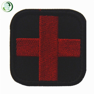 Custom Cross Tactical Seal Medical Rescue Rugzak Borduurwerk Haak Patches Voor Hoeden - Product Image 3