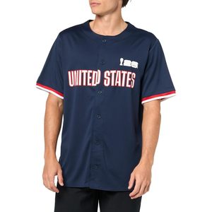 Maillot de baseball américain FOXA pour homme, manches courtes, col en V, respirant, FOXA 2026 - Product Image 3