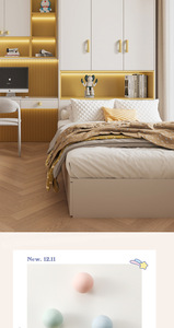 Cartoon Children's Room <b>Wardrobe</b> Cabinet Dresser Drawer Matte Ceramic <b>Small</b> Durable Modern Handle - Product Image 2