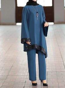 Abaya Caftan Musulman Robe Longue Femme Maxi Dubaï Turquie Moyen-Orient <span class=keywords><strong>Islam</strong></span> pour l'Aïd Ramadan - Product Image 6