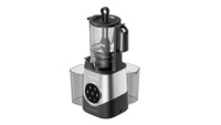 Extracteur de jus à froid électrique 300W en acier inoxydable avec moteur silencieux, grande ouverture et grande capacité d'alimentation