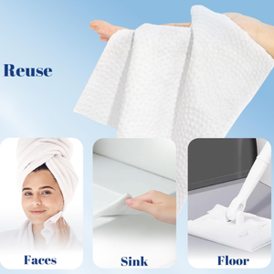 <span class=keywords><strong>WIPEX</strong></span> Oem 100% Organic Soft Lavage des mains et du visage Papier hygiénique Salon Spa Maquillage Serviette jetable propre pour le visage - Product Image 6