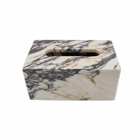 Boîte à mouchoirs en marbre Weivista, distributeur de serviettes pour la salle de bain à domicile, emballage en carton